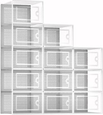 12Pcs Stackable Foldable Boxes