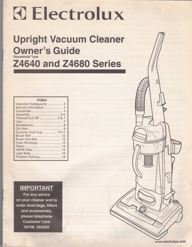 Electrolux upright vacuum - upright,