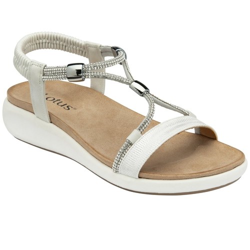 Ladies lotus sandal bruna - ladies,