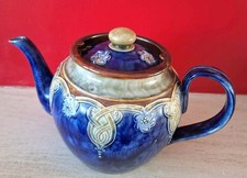 Royal Doulton England 8060 BW Artist Stamp 1901-1922 Decorative Teapot with Lid