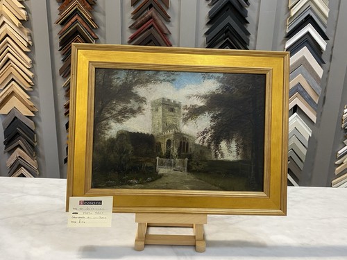 Framed oil painting st - framed, of