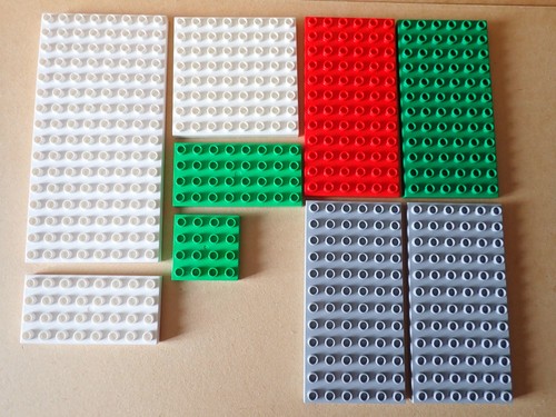 Lego duplo base plates - x,