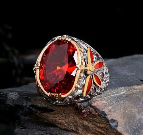 Turkish zircon men ring - turkish,