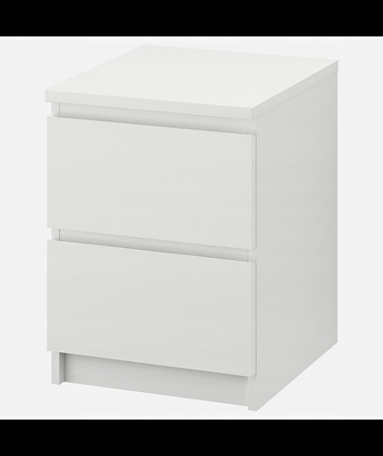 Ikea malm white drawer - white, 2