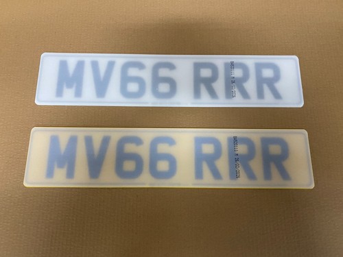 Private registration number - registration,
