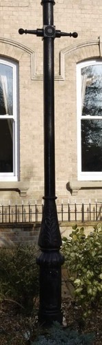 Cast iron lampost - cast,