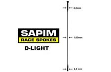 Sapim 14g D Light STRAIGHT