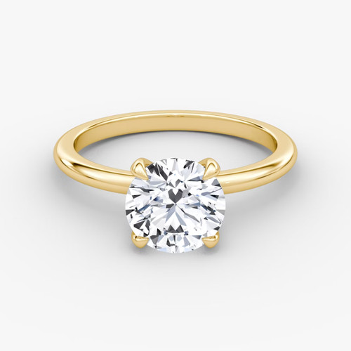 Diamond ring engagement gold - ring,
