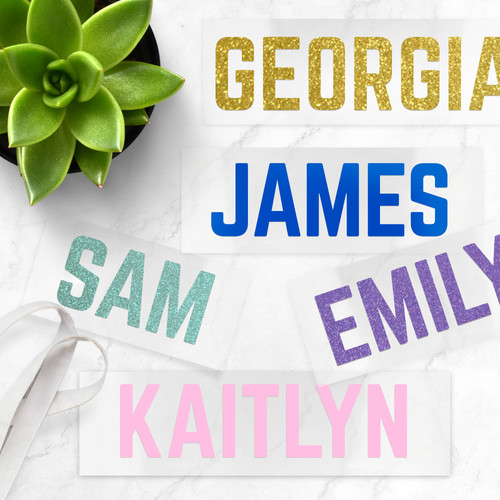 Personalised iron names - on,