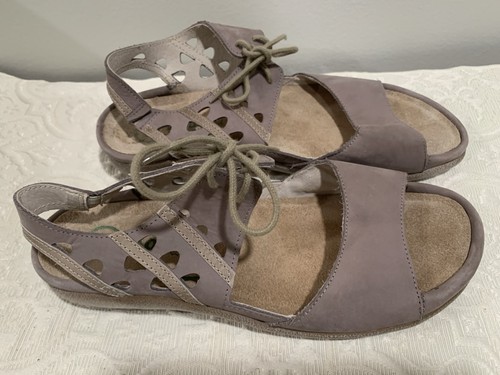 Noat sandals taupe leather - noat,
