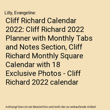 Cliff Richard Calendar 2022