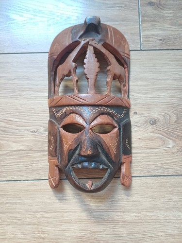 Hand carved african wooden - hand-carved,