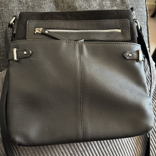 Primark black faux leather - black,