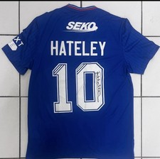 Mark Hateley Signed Rangers