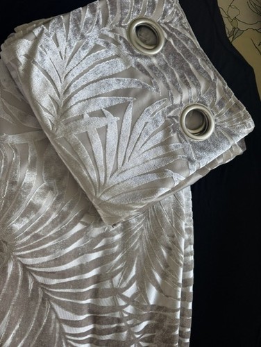Next warm silver cut velvet - silver,