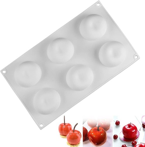 Silicone baking mould apple - silicone,