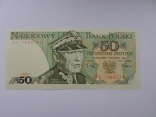 Banknote Communist Poland: General (in uniform with cap Rogatyvka) paper money