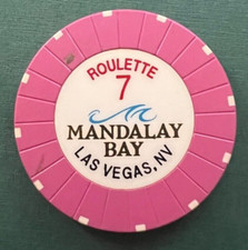 Mandalay Bay Casino Las Vegas Roulette Chip Table 7