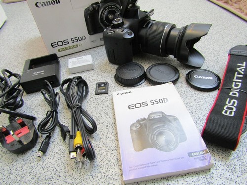 Boxed canon eos 550d 0mp - boxed,