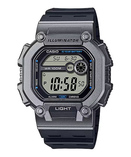 Casio digital black - black, resin