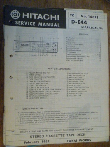 Hitachi e44 series - d-e44,
