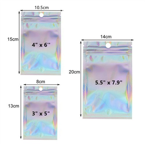 100 1000pcs holographic - 100-1000pcs,