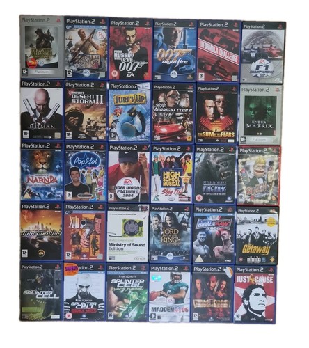 Ps2 playstation games bundle - games,