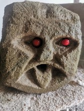 Red eyes church gargoyle - red,