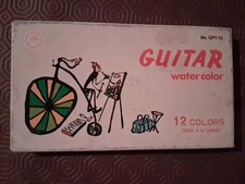 Vintage 12 Watercolour Paints