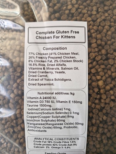 Complete gluten free kitten - free,