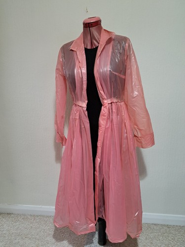 Pink pvc coat without - pvc,