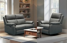 DARK GREY Italian Leather 2