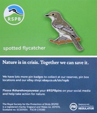 RSPB Pin Badge NIIC Spotted