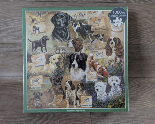 Dog jigsaw 1000 piece - dog,