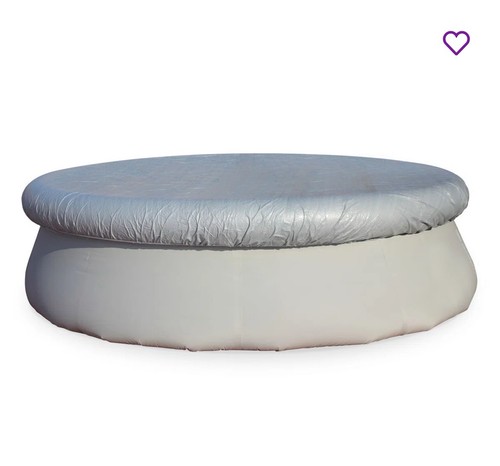 Round grey cover - grey, for