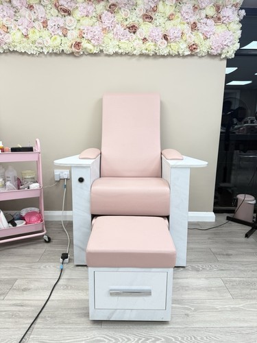 Pink white rem pedicure - pink/white, spa