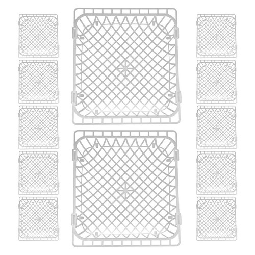 Plastic bird cage nest - cage, white