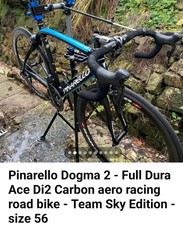 Pinarello Dogma 2 Aero Racing Road Bike - Team Sky Edition, size 56cm.