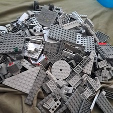 half  kilo of mixed grey  Lego