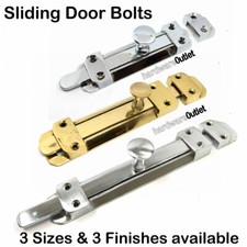 SURFACE DOOR BOLT 4" 6" or 8"