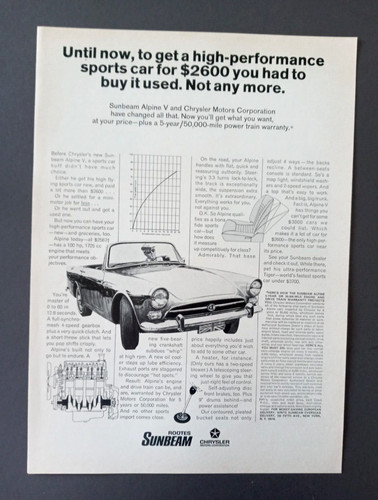 1967 sunbeam alpine - 1967,