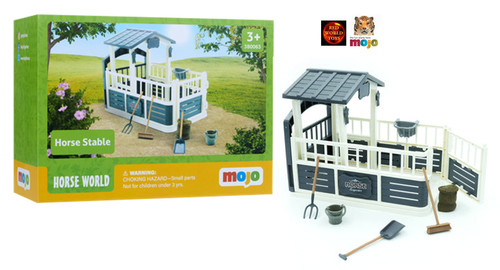 Horse stable playset with - stable,