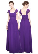 Straps maxi chiffon bridesmaid - maxi,
