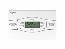 Drayton LP522 Programmer Dual Channel Central Heating Hot Water Timer BNIB