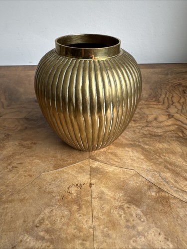 Vintage ribbed brass - vintage,