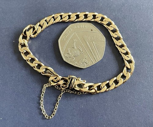 9ct 375 yellow gold - gold, thick
