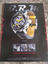 BRM MANUFACTURE WATCH STOCKIST ENQUIRIES R-50-TN-AJ ADVERT A4 FILE 49