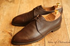 John Lobb Weldon Brown Leather Derby Shoes Men's UK 8.5 EE US 9.5 EU 42.5