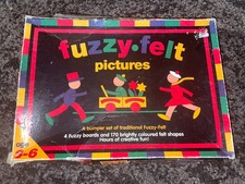 Vintage Fuzzy Felt Pictures