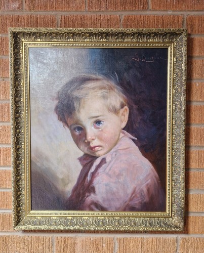 Original vintage oil painting - oil,